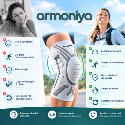 Armoniya Pro | Genouillère de soutien articulaire