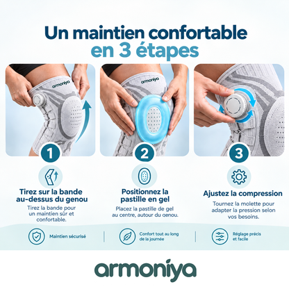 Armoniya Pro | Genouillère de soutien articulaire